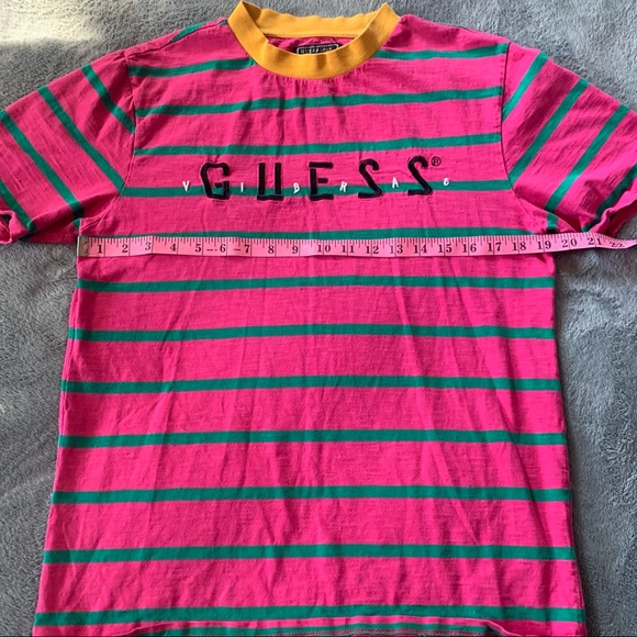 🖤Vintage Guess JBalvin “vibras” Striped Tee - Picture 4 of 7